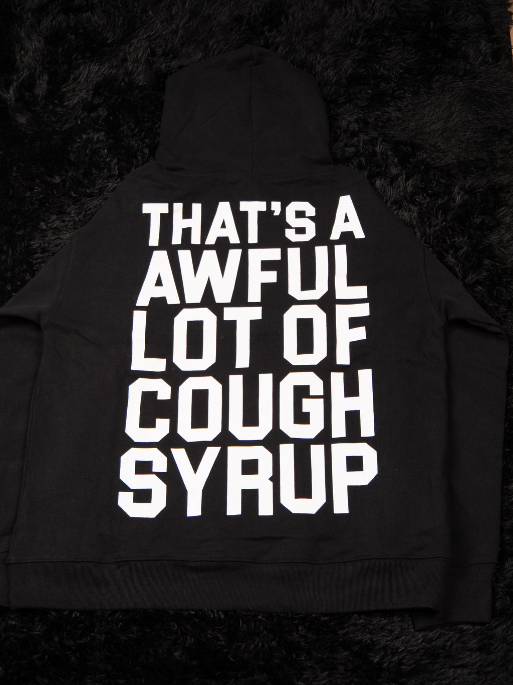 Awful Lot Of Cough Syrup Hoodie ‘Black’