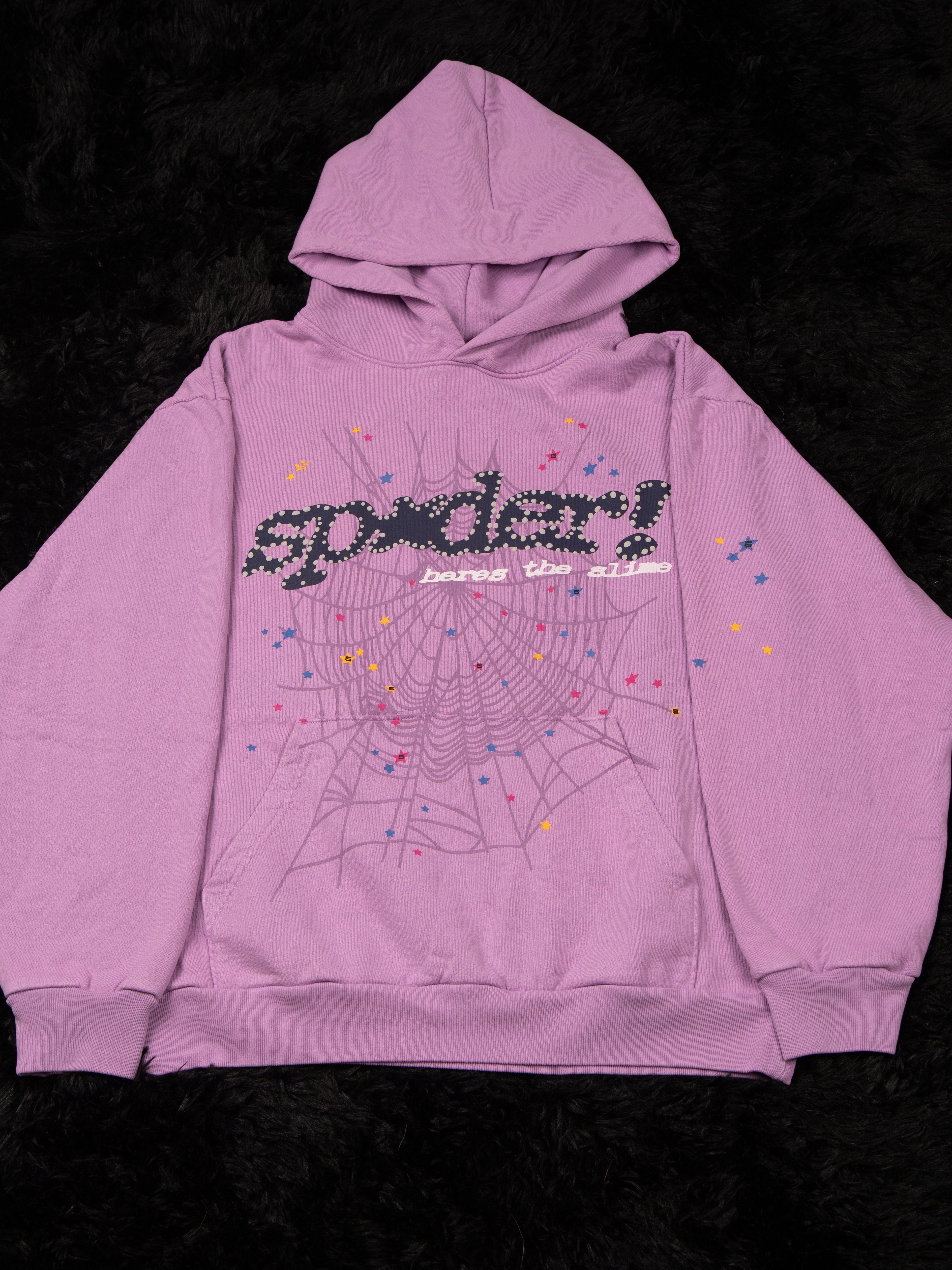 Sp5der Açaí Hoodie ‘Purple’