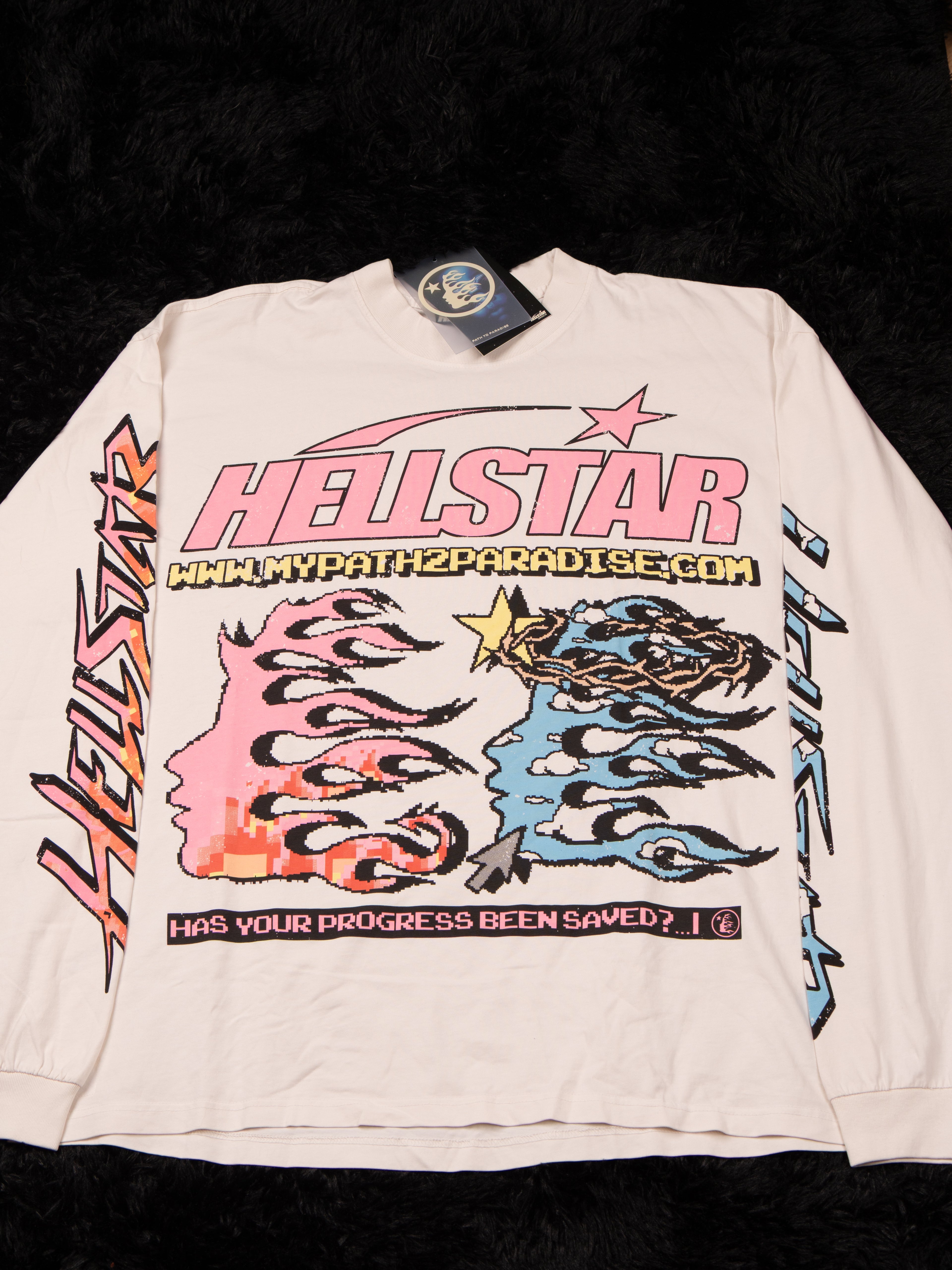 Hellstar Pixel Long-Sleeve ‘White’