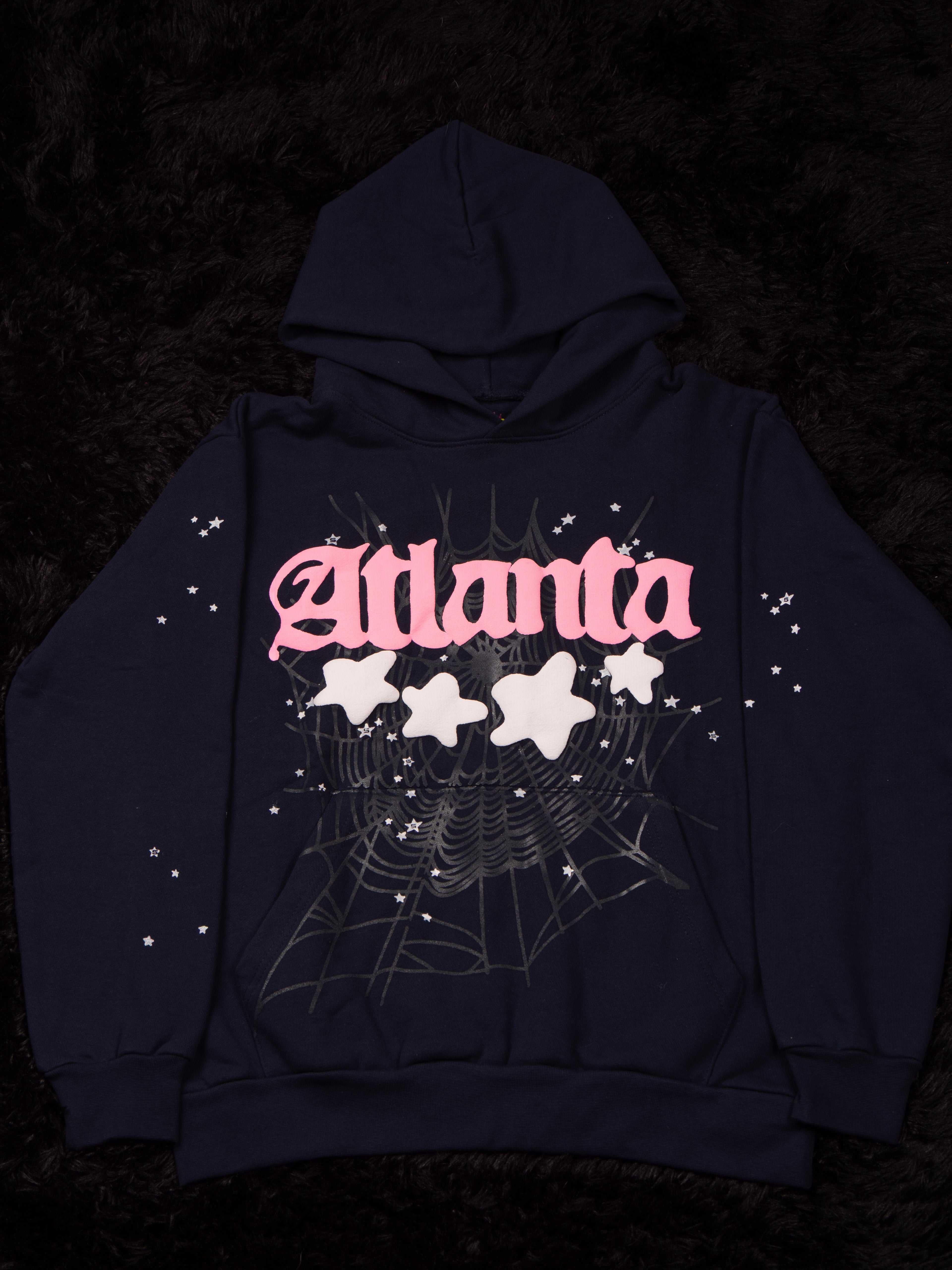 Sp5der Atlanta Hoodie ‘Navy’